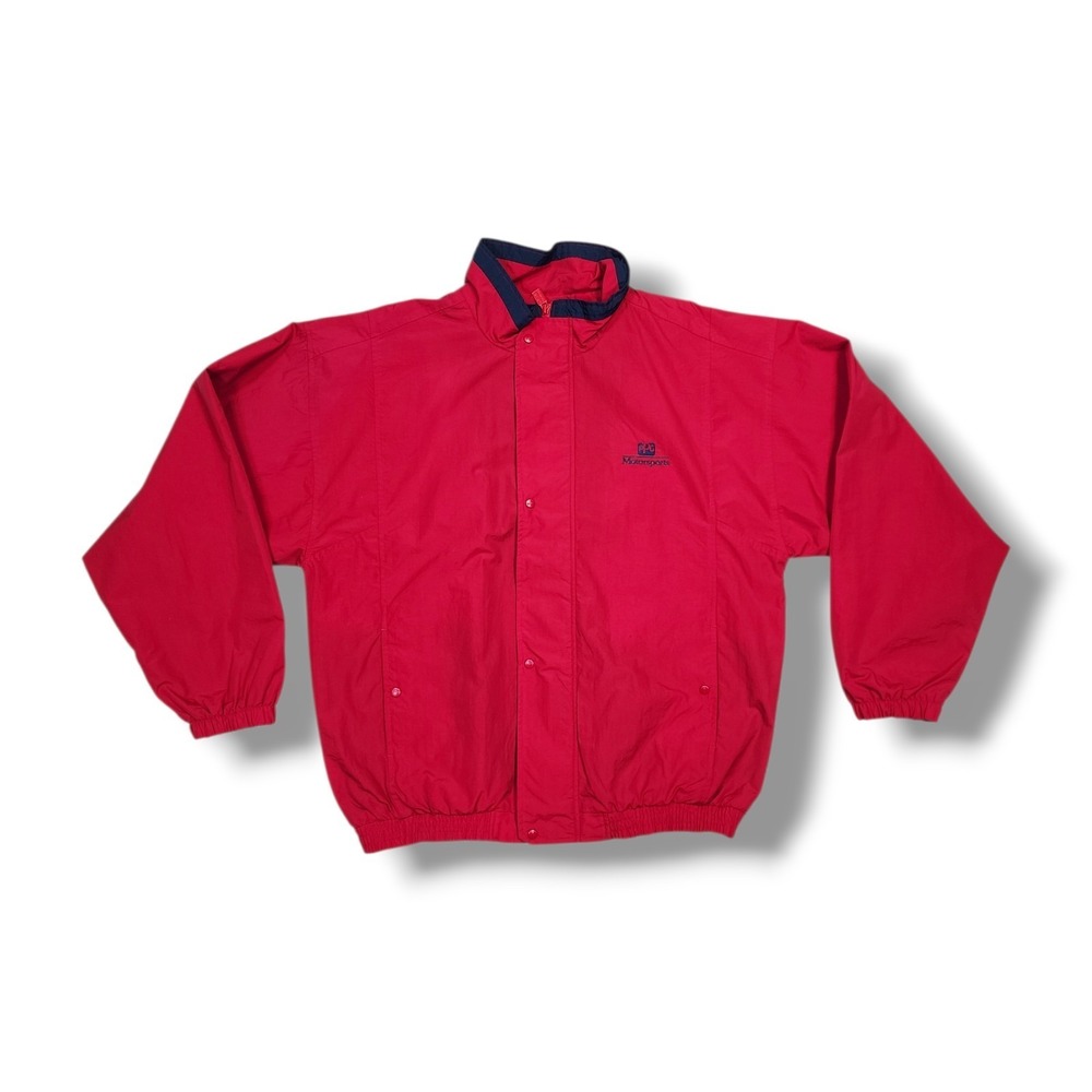 Gear For Sports PPG Motorsports Zip & Button Up Red Jacket Men's XL
